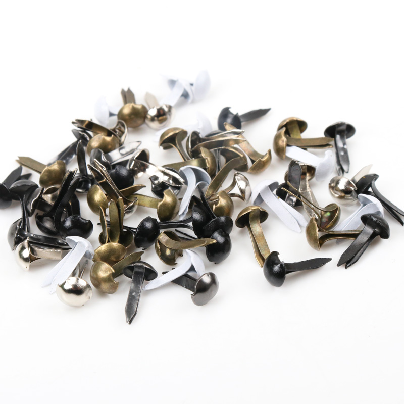 Embellishments For Scrapbooking - 100 Uds. De tachuelas redondas mixtas