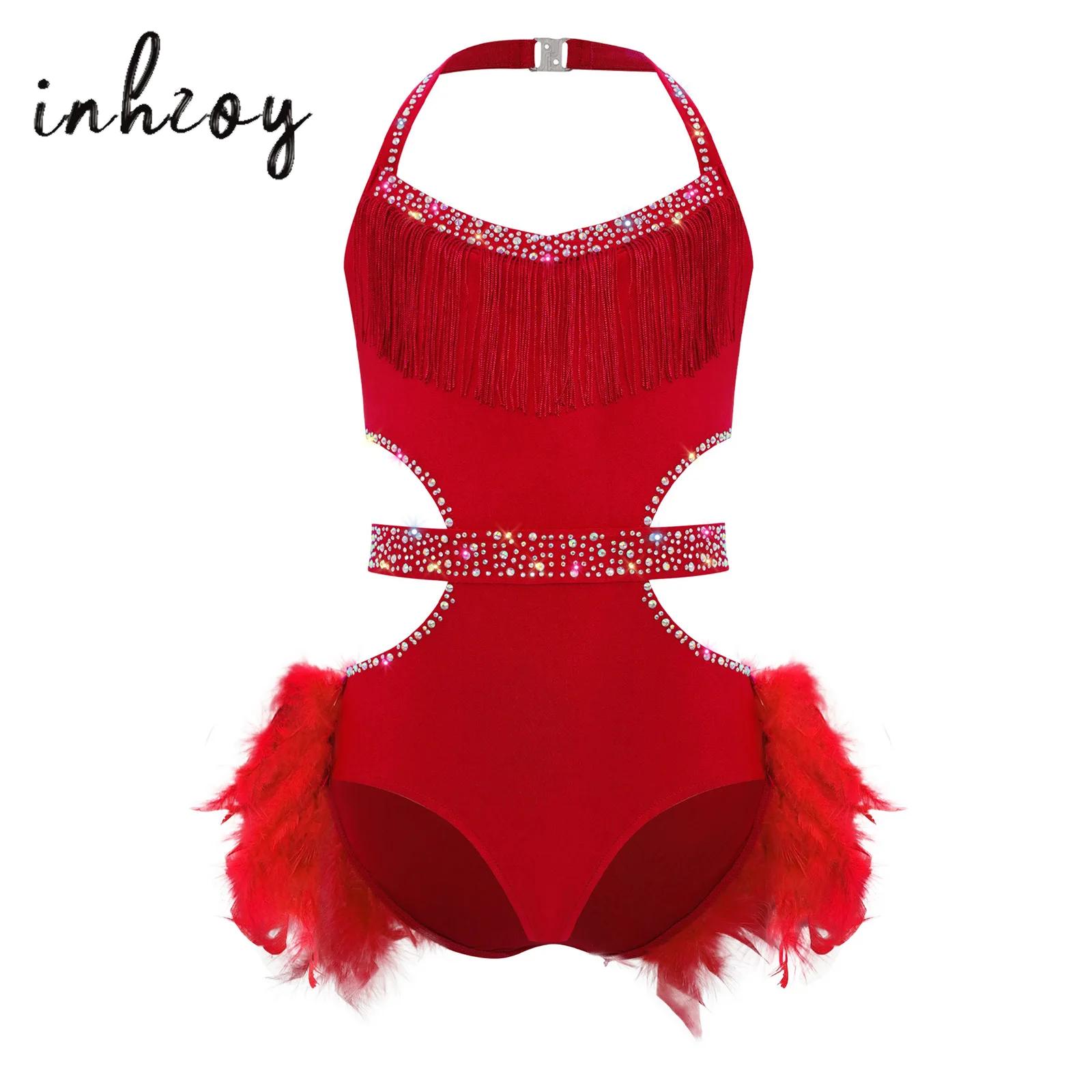 Rhinestone Banding Trim - Traje de baile de Jazz latino