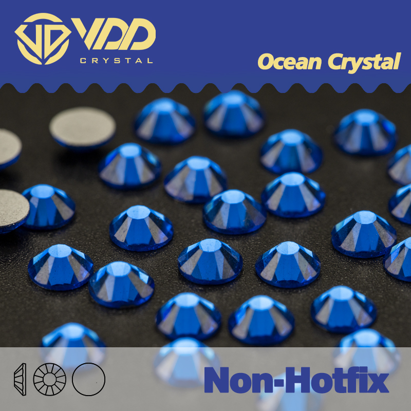 Hotfix Rhinestone Sheet - VDD 029 Capri azul diamantes de