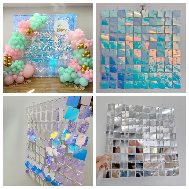 18 Uds. Fondo de Panel de lent - Sequin Fabric Panel reseña y precio