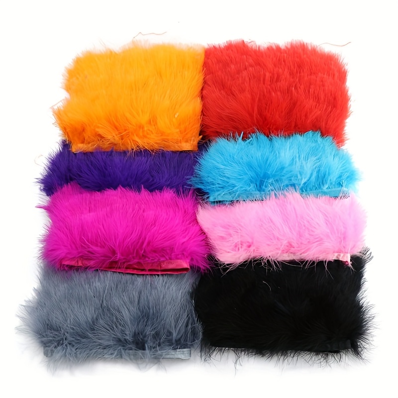 Plumas de Pavo Esponjosas, Ado - Feather Trim Marabou reseña y precio