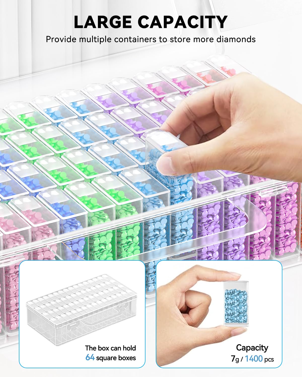 Caja de Almacenamiento para He - Craft Embellishment Storage reseña y precio