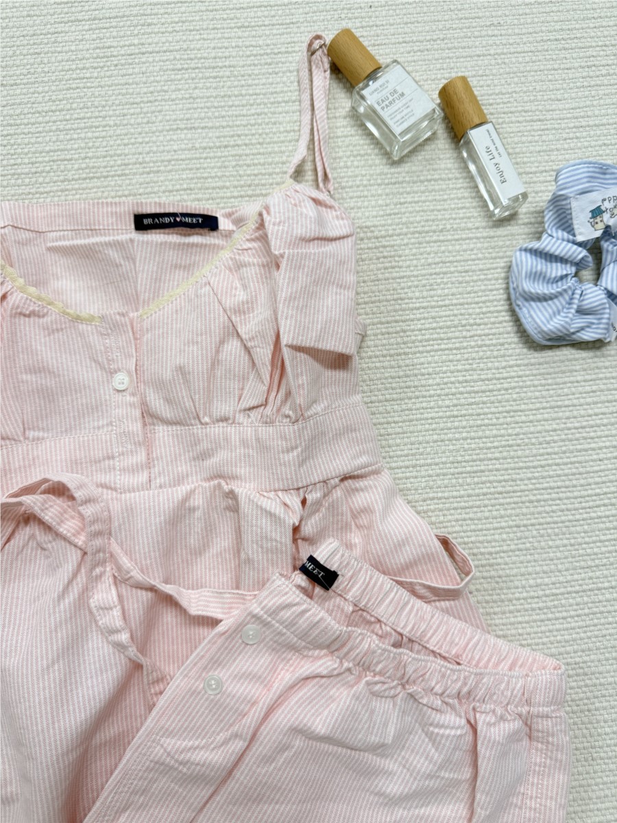 Conjunto de Pantalones Cortos  - Elastic Lace Trim reseña y precio