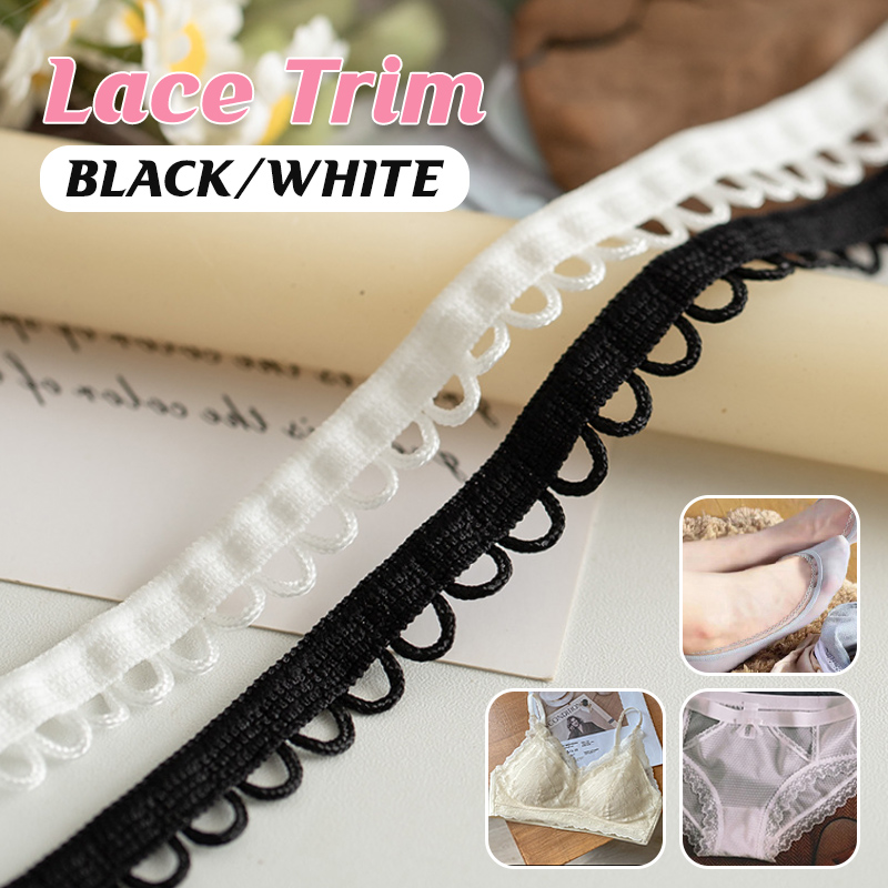 Cinta elástica de nailon con e - Lace Ribbon Trim reseña y precio