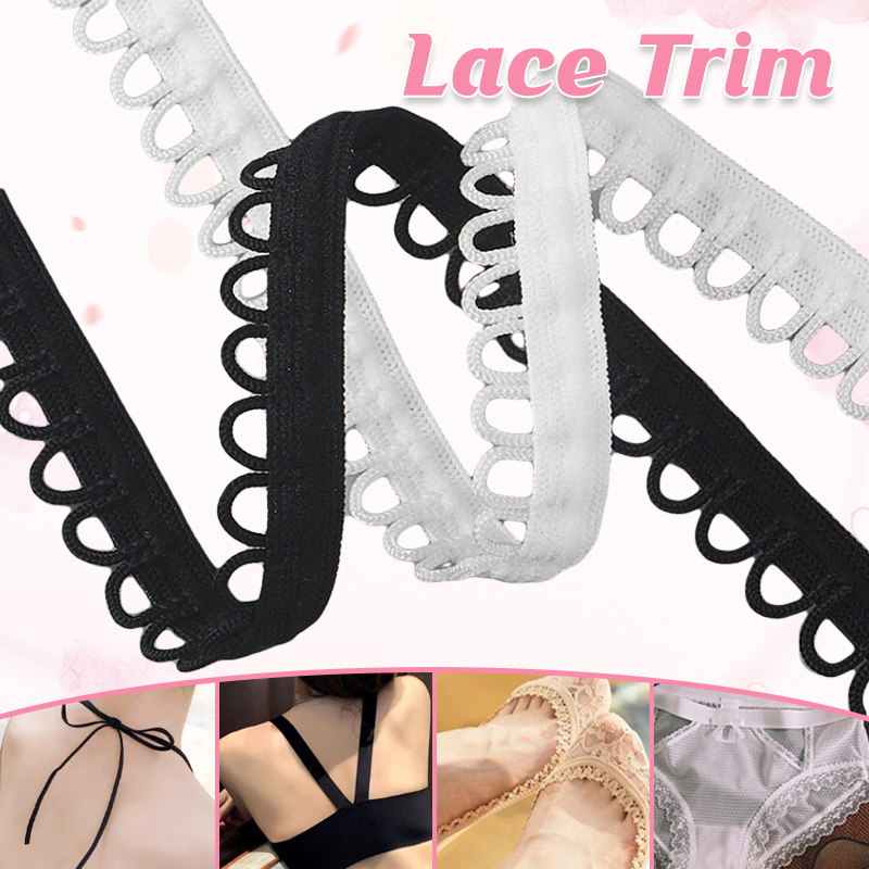 Cinta elástica de nailon con e - Lace Ribbon Trim reseña y precio