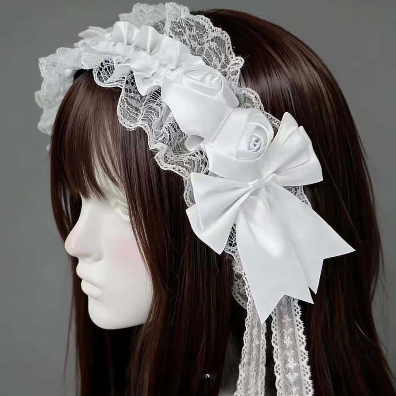 Diademas de Encaje Estilo Loli - Tassel Fringe Trim reseña y precio