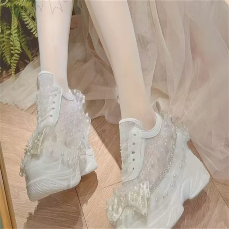 Zapatillas de deporte con perl - Crystal Mesh Fabric reseña y precio