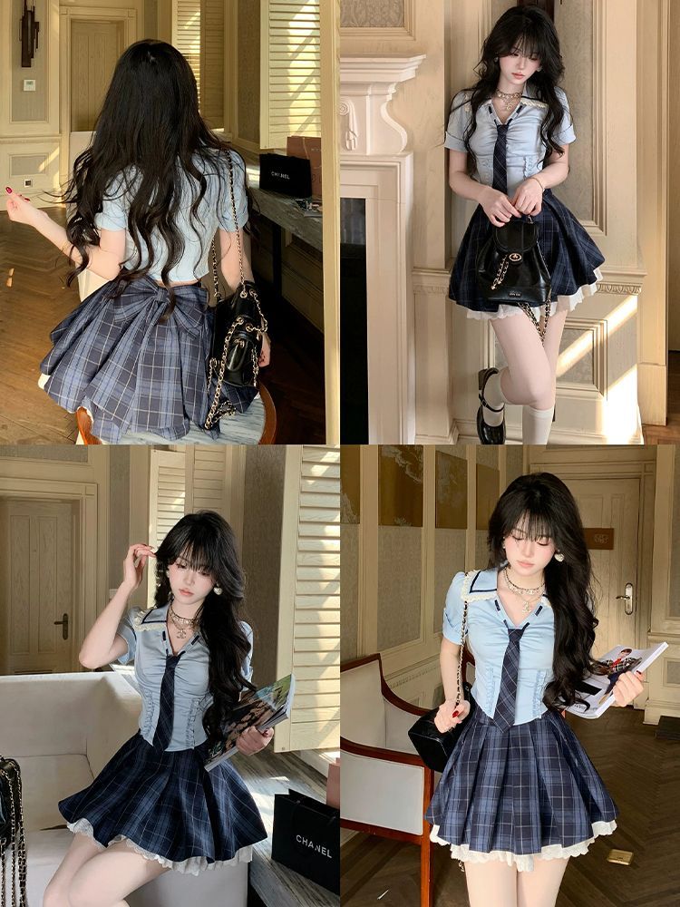 Conjunto de 2 Piezas Estilo Pr - Elastic Lace Trim reseña y precio