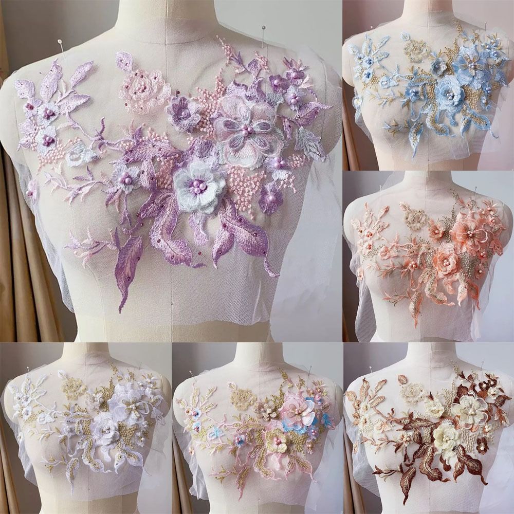 Telas de encaje con cuentas de - Embellishments For Scrapbooking reseña y precio