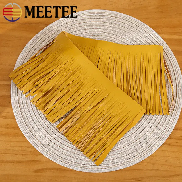 1 metro Meetee 10-30cmX5mm PU  - Fringe Ribbon Sewing reseña y precio