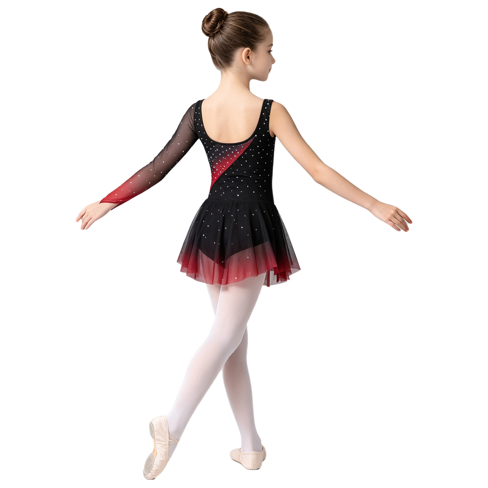 Vestido de Danza Lírica para N - Rhinestone Banding Trim reseña y precio
