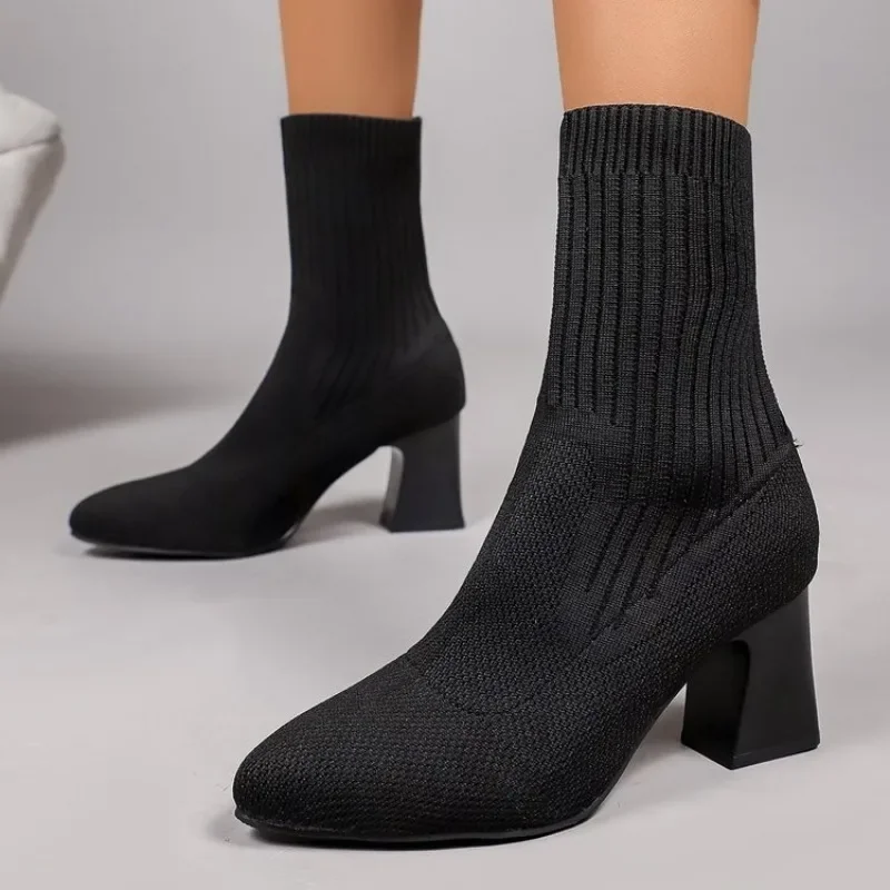 Botines de Punto para Mujer, c - Embellish Knit reseña y precio