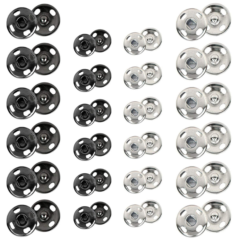 Juego de 10/50 botones a presi - Iron On Stud Set reseña y precio