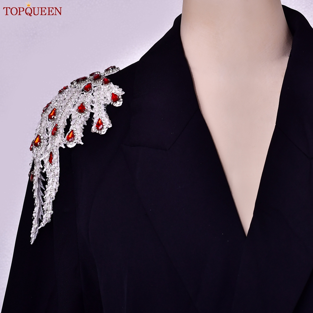 TOPQUEEN Apliques de borlas co - Sew On Rhinestone reseña y precio