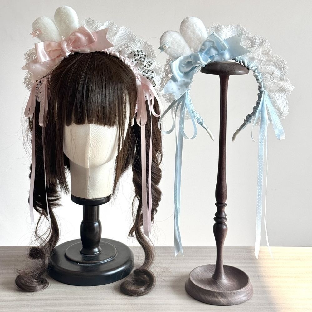 Nueva Diadema con Orejas de Co - Lace Ribbon Trim reseña y precio
