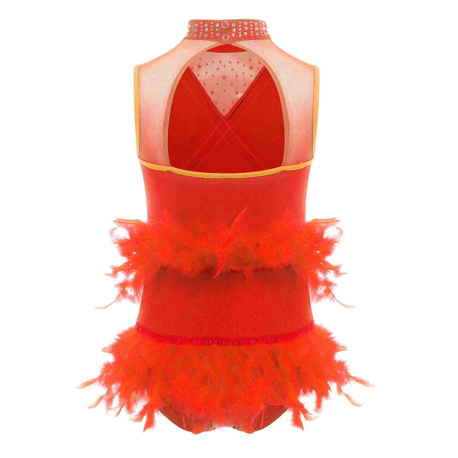 Traje de Ballet Latino para Ni - Rhinestone Banding Trim reseña y precio