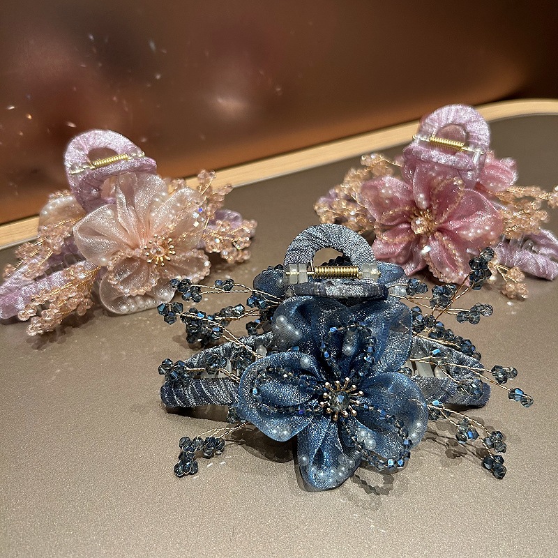 Accesorios coreanos elegantes  - Crystal Mesh Fabric reseña y precio